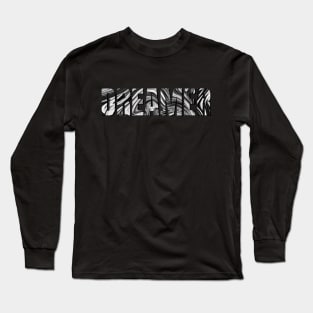 Dreamer text with Liquify effect Long Sleeve T-Shirt